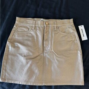 DKNY Jeans Gold Metallic Skirt